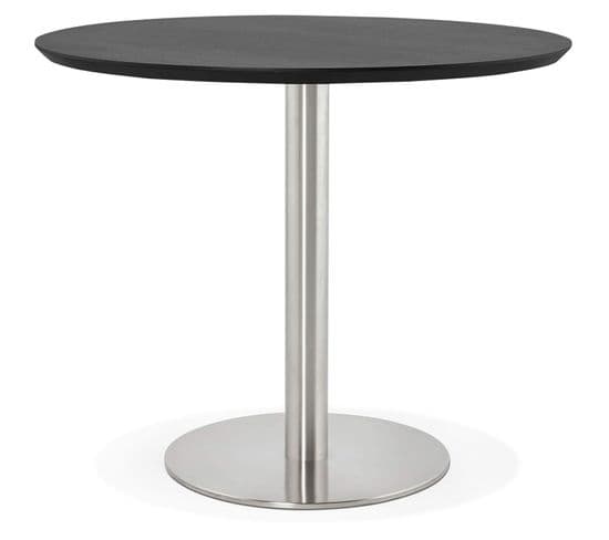Table à Manger Bois Noir 90x90x54cm