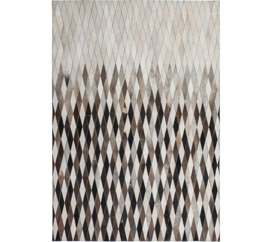 Tapis Fait Main Lavish 510 Gris 120 X 170 Cm Marron