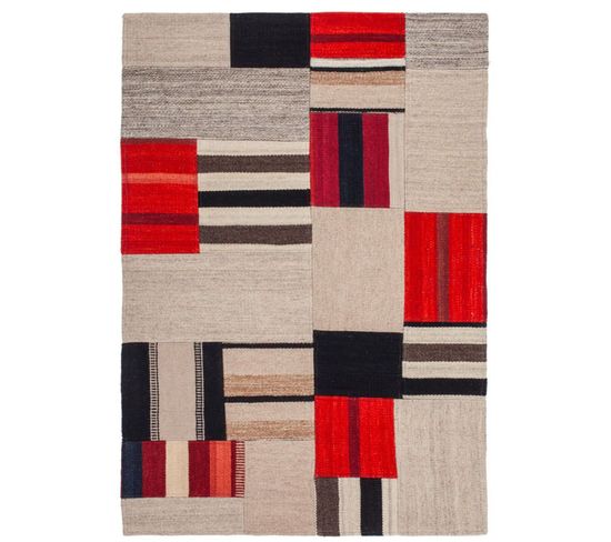 Tapis Radical 240 Multicolore 160 X 230 Cm Beige