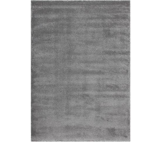 Tapis Tissé Sainte Lucie Castries Argent 80 X 150 Cm Gris