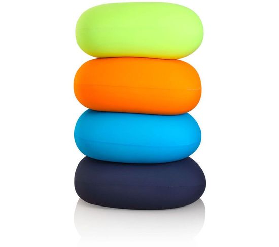 Pouf Polyester Vert H. 30cm