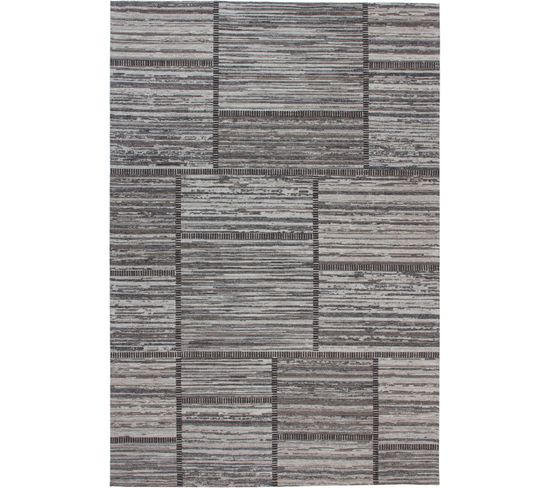 Tapis Phoenix 112 Plage Grau 160 X 230 Cm Gris