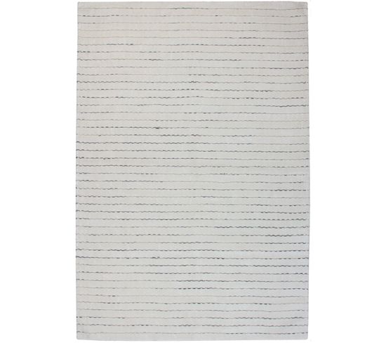 Tapis Premier 110 Blanc Gris 200 X 290 Cm Blanc