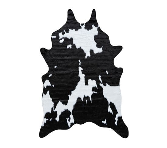 Peau De Vache Philippines Manille Vache Noire 150 X 200 Cm Noir