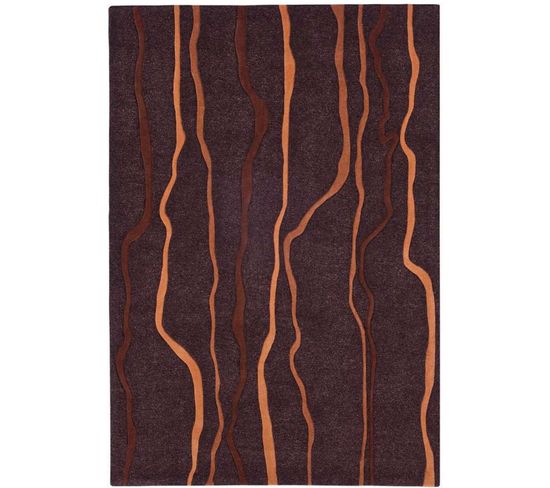 Tapis Esprit 5032 Taupe Orange 70 X 140 Cm Marron