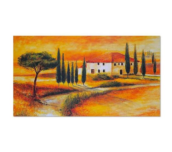 Tableau Chambre De Compensation 100 X 70 Cm Orange