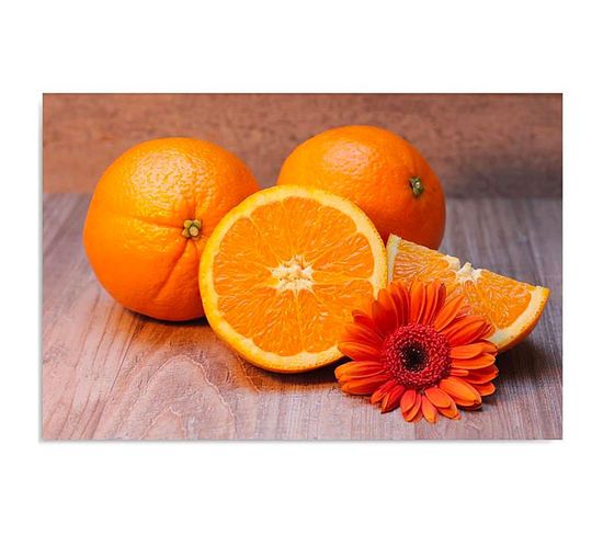 Tableau Des Oranges 40 X 30 Cm Orange