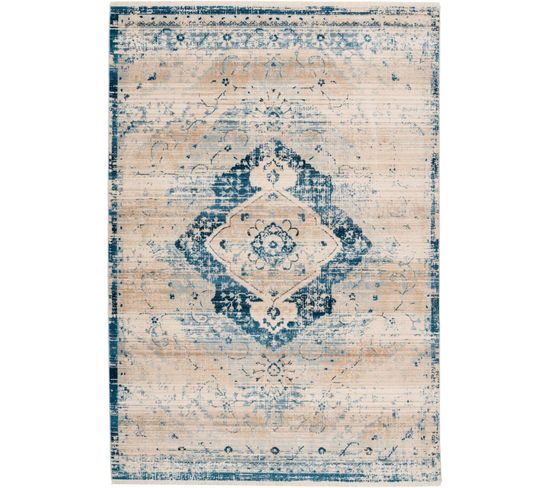 Tapis Baroque 500 160 X 230 Cm Bleu