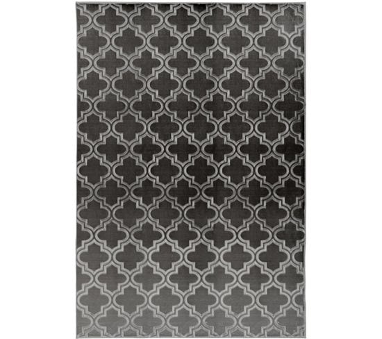 Tapis Monroe 100 120 X 170 Cm Gris