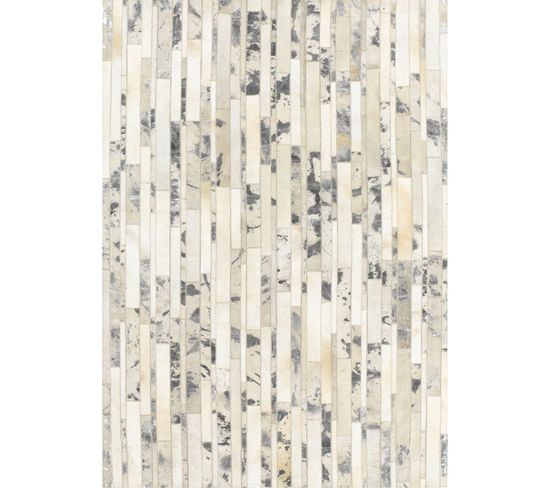 Tapis Star Ivoire Argent 170 X 240 Cm Beige