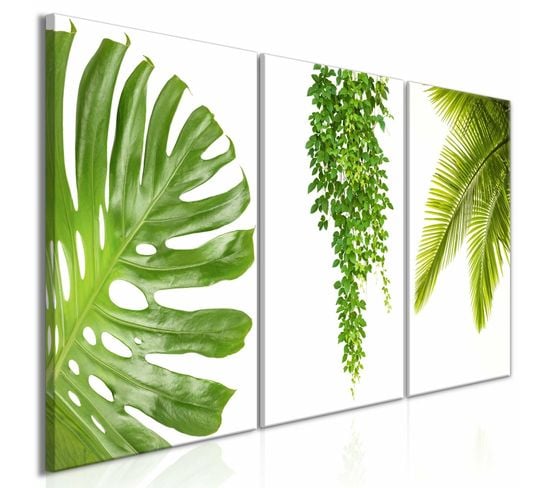 Tableau Beaux Palmiers 120 X 60 Cm Vert