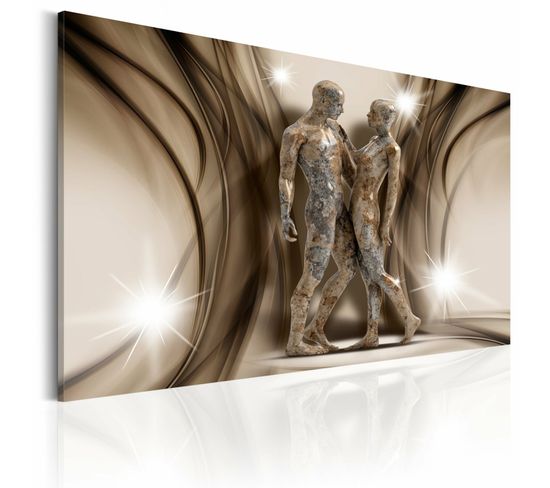 Tableau Monument De L'amour 120 X 80 Cm Beige