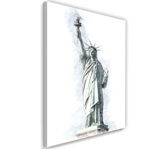 Tableau Décor D'image XXL New York 70 X 100 Cm Blanc