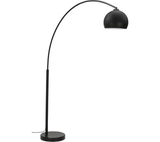 Lampe De Sol Métal Noir 166x38,5x203cm