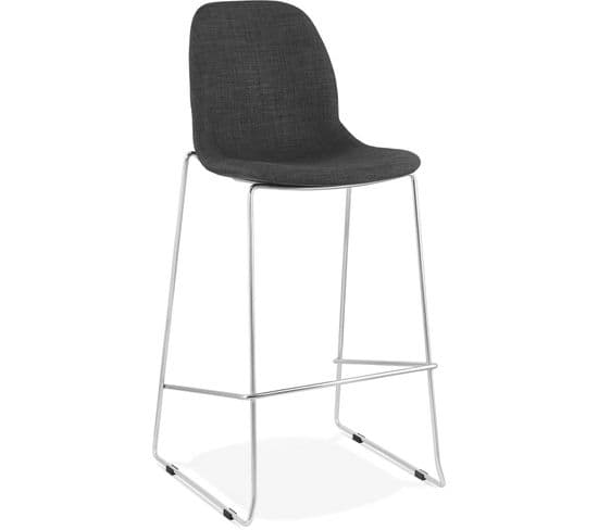 Tabouret Bar Métal Noir 54x52x112cm