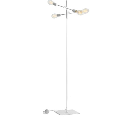 Lampadaire Blanc 4 Lumières