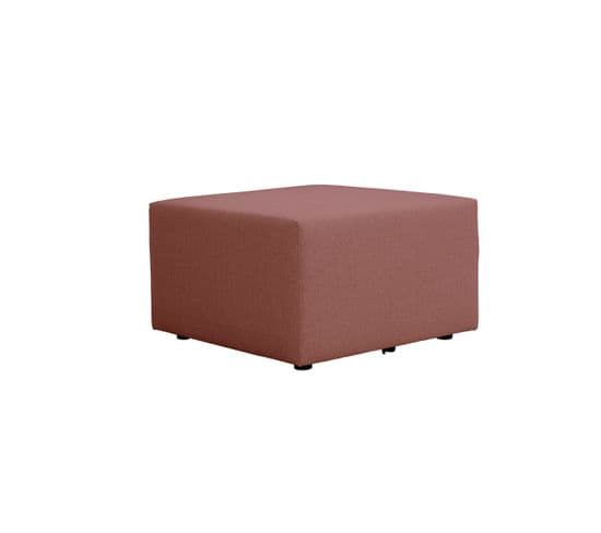 Pinot - Pouf Pour Canapé Modulable En Tissu, Made In France - Rose