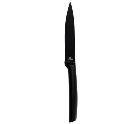 Couteau En Acier Inoxydable "allure" 12cm Noir