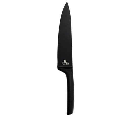 Couteau En Acier Inoxydable "allure" 20cm Noir