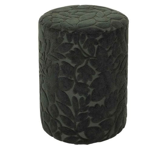 Pouf Design "black Forest" 36cm Vert