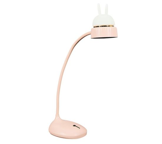 Lampe De Bureau LED "chat" 34cm Rose