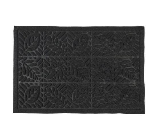 Paillasson Embosse "antidérapant" 40x60cm Noir