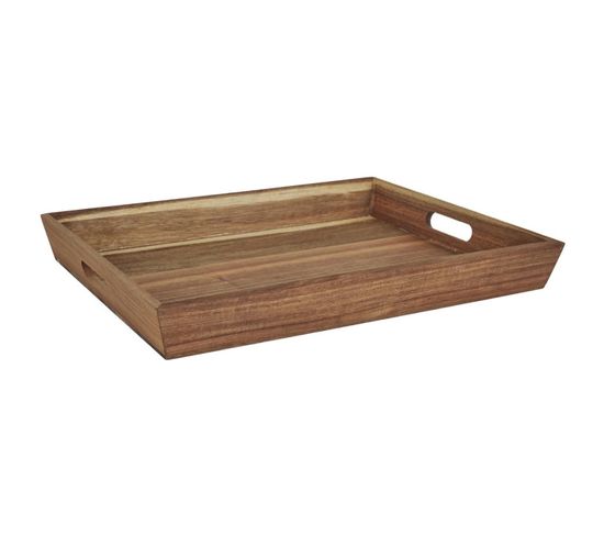 Plateau De Service En Bois "acacia" 42cm Marron