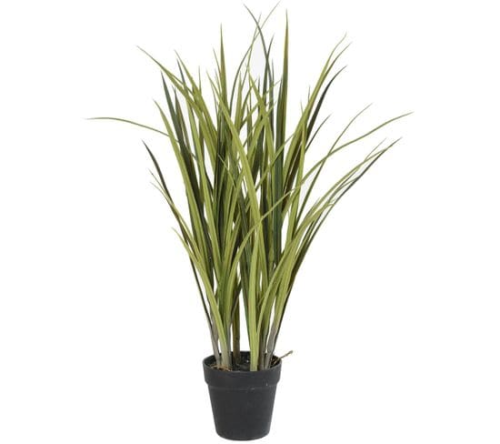 Plante artificielle haute gamme Spécial extérieur / Herbe artificielle POTEE - Dim : 75 x 50 cm