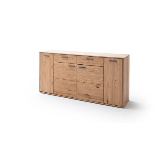 Buffet En Chêne Noueux - L184 X H90 X P44 Cm