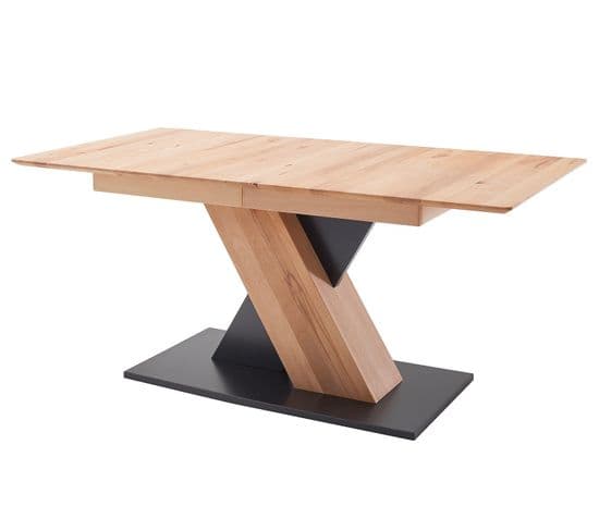 Table À Manger Extensible En Hêtre Massif - L.140-185 X H.77 X P.90 Cm