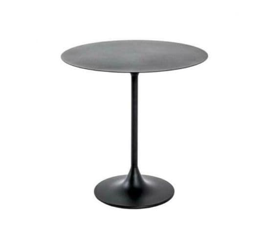 Table D'appoint Coloris Noir En Acier - H 46 X Ø 45 Cm