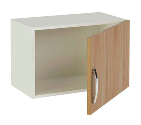 Meuble Haut De Cuisine 1 Porte Coloris Chêne Cortez - Hauteur 40 X Longueur 60 X Profondeur 33 Cm