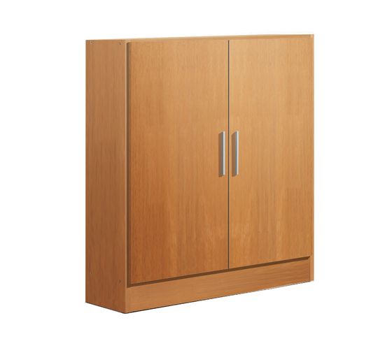 Armoire / Placard De Rangement De 2 Portes Coloris Merisier - L. 82 X P. 35 X H. 90 Cm