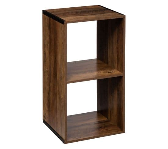 Étagère En Bois Coloris Marron - Longueur 34 X Profondeur 32 X Hauteur 67 Cm