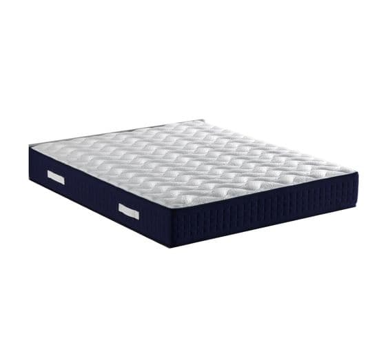 Matelas A Ressorts Ensaches - Benjamin + 4 Cm Memoire - 90x190 H31 Cm - Accueil Moelleux - Ferme