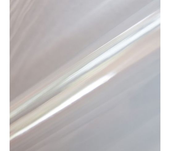 Adhésif Décoratif Pour Meuble Imprimé Cristal - 200 X 45 Cm - Blanc