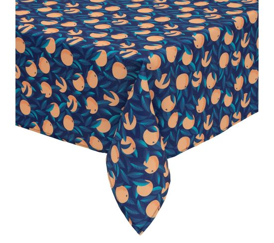 Nappe Anti-tache Rectangulaire Springfield - 140 X 240 Cm - Bleu Et Orange