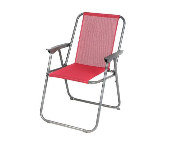 Chaise De Camping Pliable - Fuchsia