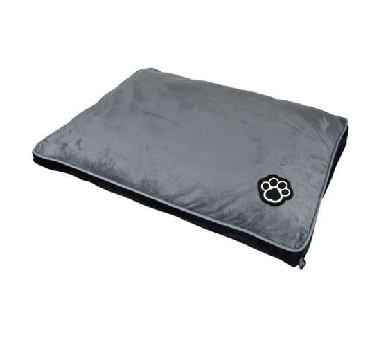 Coussin Rectangle Max - Gris Et Noir - Long 100 Cm