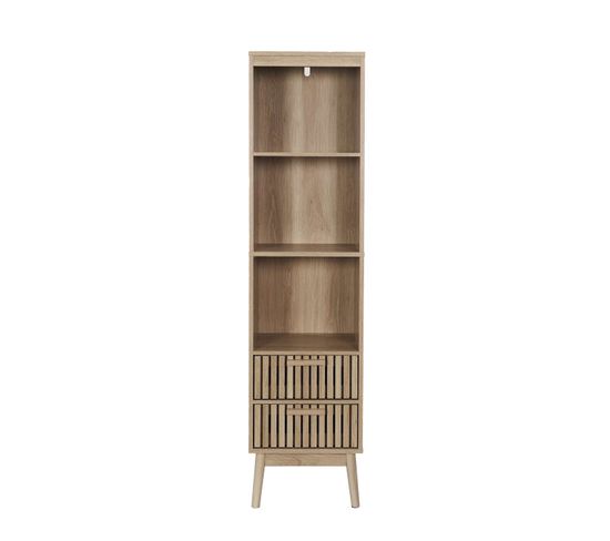 Colonne De Rangement Saulk En Bois - Marron