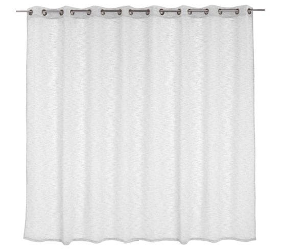 Voilage Maya Grande Largeur - 300 X 240 Cm - Blanc