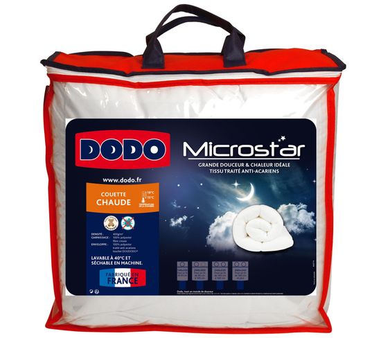 Couette Dodo Microstar 140 X 200 Cm Pour Lit 1 Place