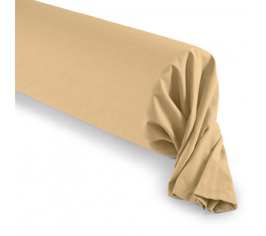 Taie De Traversin Taupe 45 X 185 Cm / 100% Coton / 57 Fils/cm²