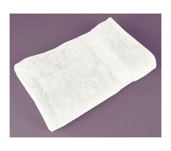 Serviette Éponge Naîa 50 X 90 Cm / 550 Gr/m² Vent Du Sud - Blanc