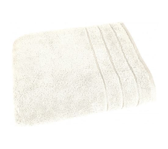 Drap De Bain 95 X 140 Cm Callisto 100% Coton Peigné Longues Fibres. 660 Gr/m² Vent Du Sud - Ivoire