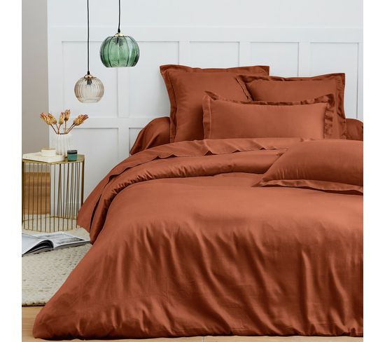 Housse De Couette 240 X 220 Cm "prémium" Pour Lit 2 Places - Prémium Paprika