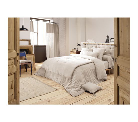 Housse De Couette Gaze De Coton Luxe 200 X 200 Cm Pampa