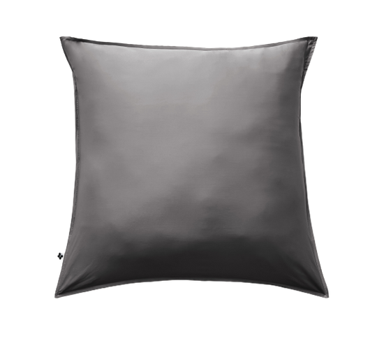 Taie D'oreiller 63 X 63 Cm Satin De Bambou Salomé Anthracite