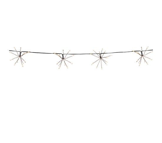 Guirlande Solaire Micro LED Fireworks String Light Beige Plastique 4.2m