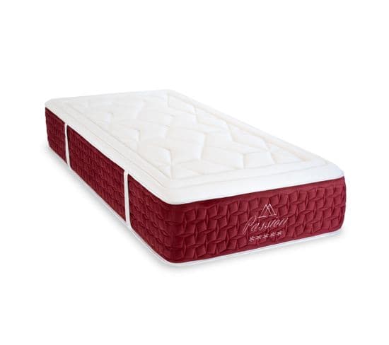 Matelas Passion Ressorts Ensachés Accueil Mémoire De Forme - 32cm - 90 X190 Cm